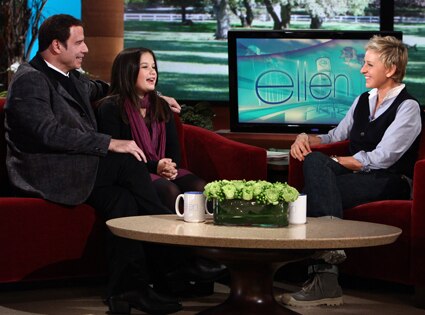 John Travolta, Ella Travolta, Ellen Degeneres