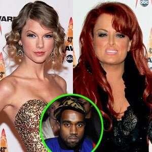 Taylor Swift, Wynonna Judd, Kanye West