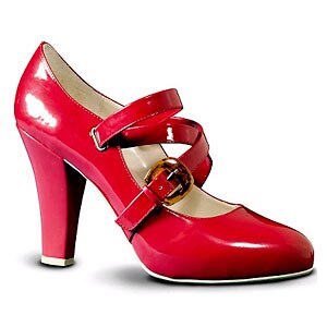 Newport News Red Mary Janes