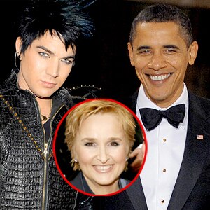 Adam Lambert, Barack Obama, Melissa Etheridge