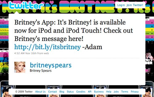Britney Spears, Twitter