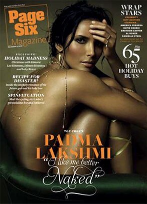 Padma Lakshmi, Page Six Magazine, Cover