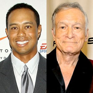 Tiger Woods, Hugh Hefner