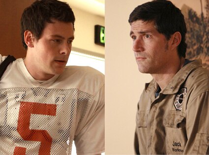 Cory Monteith, Glee, Matthew Fox, Lost