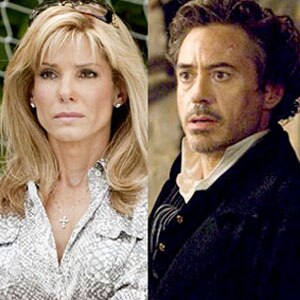 Sandra Bullock, The Blind Side, Robert Downey Jr., Sherlock Holmes