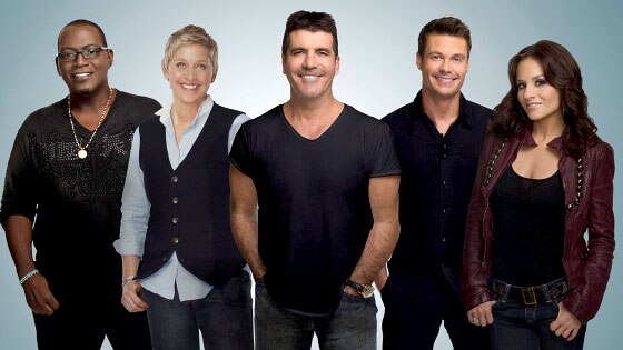 American Idol, Simon Cowell, Kara DioGuardi, Randy Jackson, Ellen Degeneres, Ryan Seacrest 