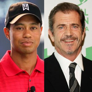 Tiger Woods, Mel Gibson