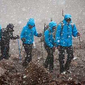 Summit on the Summit climbers