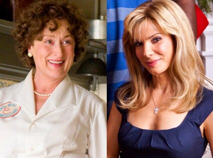 Meryl Streep, Julie and Julia, Sandra Bullock, The Blindside