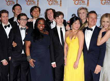 Matthew Morrison, Kevin McHale, Cory Monteith, Amber Riley, Ian 
Brennan, Chris Colfer, Jenna Ushkowitz, Jane Lynch, Dante Di Loreto, 
Dianna Agron,Ryan Murphy,  Lea Michele