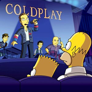 Chris Martin, Coldplay, The Simpsons