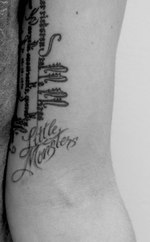 lady gaga tattoo. Lady Gaga, Tattoo Twitter