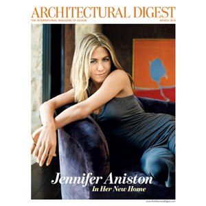 Jennifer Aniston, Architectural Digest, Cover