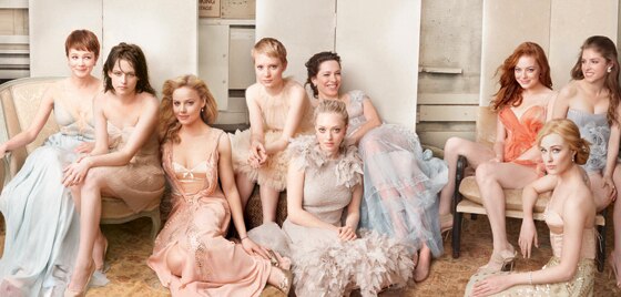 Carey Mulligan, Kristen Stewart, Abbie Cornish, Mia Wasikowska,  Amanda Seyfried, Rebecca Hall, Emma Stone, Evan Rachel Wood, Anna Kendrick, Vanity Fair