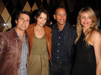 Tom Cruise, Katie Holmes, Alex Rodriguez, Cameron Diaz 