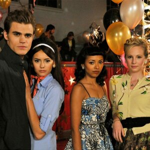 Paul Wesley, Nina Dobrev, Katerina Graham, Candice Accola, Vampire Diaries