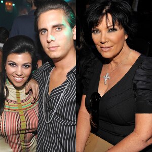 Kourtney Kardashian, Scott Disick, Kris Jenner