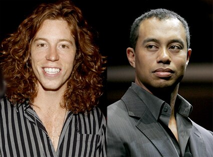 Shaun White, Tiger Woods