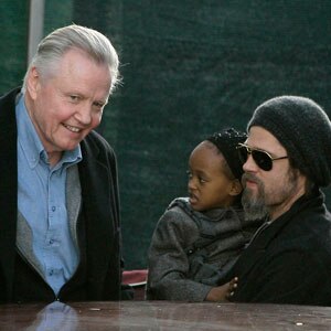 Zahara Jolie-Pitt, Brad Pitt, Jon Voight 