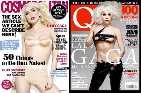Lady Gaga, Cosmopolitan Cover, Lady Gaga, Q Magazine, Cover