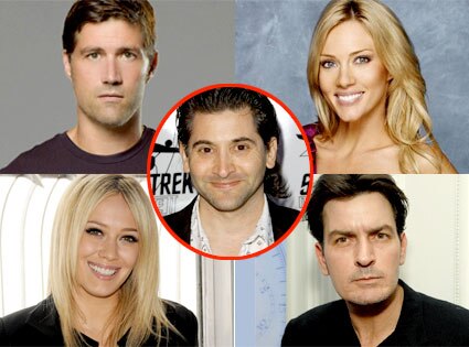 Matthew Fox, Rozlyn Papa, Hilary Duff, Charlie Sheen, Andrew Koenig