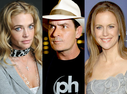 kelly preston charlie sheen. Denise Richards, Charlie Sheen