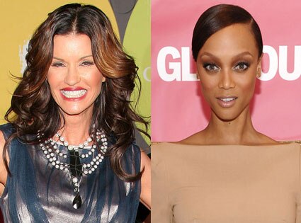 Janice Dickinson, Tyra Banks