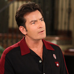 TWO AND A HALF MEN, Charlie Sheen