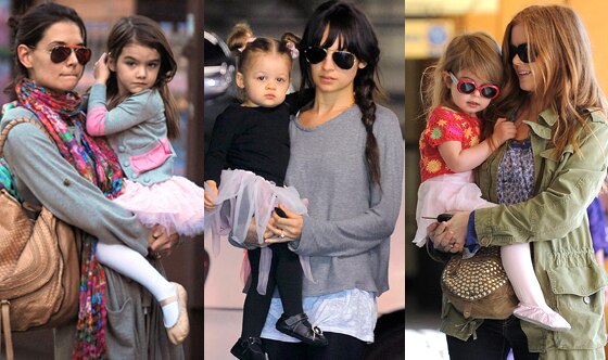 Katie Holmes, Suri, Nicole Richie, Harlow, Isla Fisher, Olive