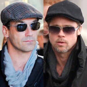 Jon Hamm, Brad Pitt