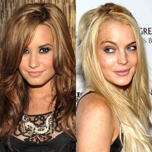Demi Lovato, Lindsay Lohan Demi Lovato, Lindsay Lohan