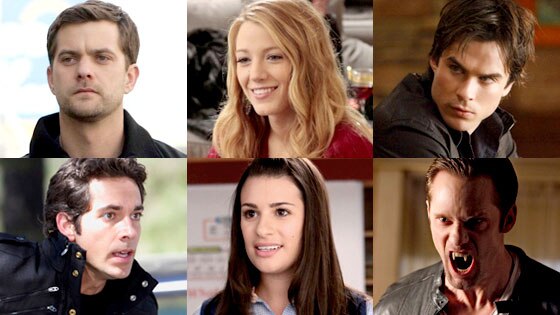 Josh Jackson, Fringe, Gossip Girl, Blake Lively, Vampire Diaries, Ian Somerhalder, Chuck, Zachary Levi, Glee, Lea Michele, Alexander Skarsgard, True Blood