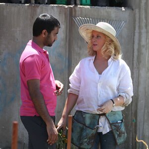 PARKS AND RECREATION, Amy Poehler, Aziz Ansari