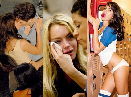Robert Pattinson, Kristen Stewart, Lindsay Lohan, Lea Michele