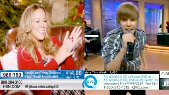 Mariah Carey, Justin Bieber