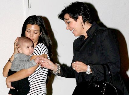 Kourtney Kardashian, Kris Jenner, Mason