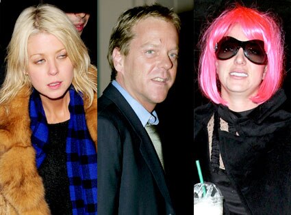 Tara Reid, Kiefer Sutherland, Britney Spears