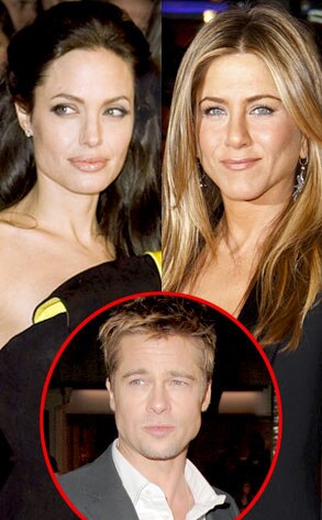 Angelina Jolie, Jennifer Aniston, Brad Pitt
