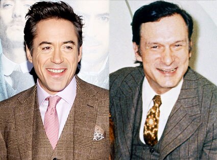 Robert Downey Jr., Hugh Hefner
