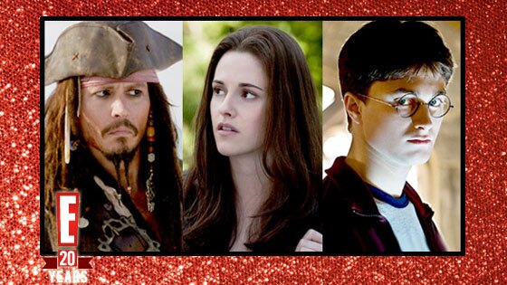Johnny Depp, Pirates of the Caribbean, Kristen Stewart, Twilight, Eclipse, Daniel Radcliffe, Harry Potter