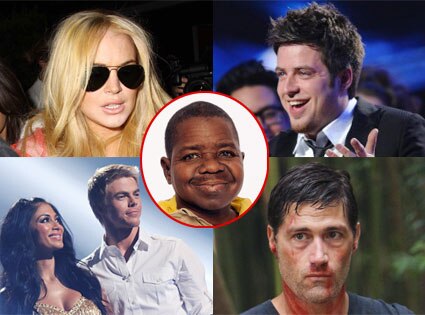 Lindsay Lohan, Nicole Scherzinger, Derek Hough, DWTS, Gary Coleman, Lee DeWyze, Matthew Fox, Lost