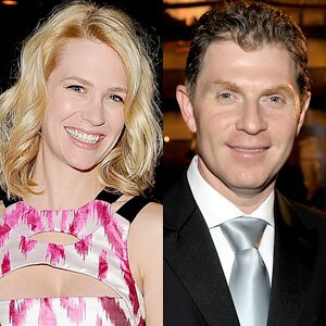 January Jones & Bobby Flay
