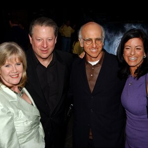 Tipper Gore, Al Gore, Larry David, Laurie David