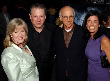 Tipper Gore, Al Gore, Larry David, Laurie David