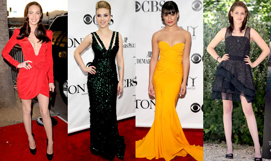 Megan Fox, Scarlett Johansson, Lea Michele, Kristen Stewart