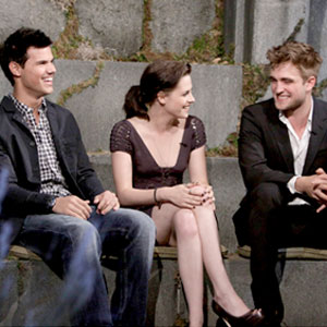 Taylor Lautner, Kristen Stewart, Robert Pattinson, Jimmy Kimmel Live