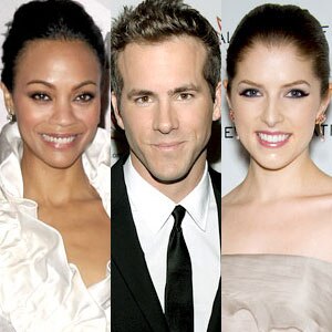Zoe Saldana, Ryan Reynolds, Anna Kendrick