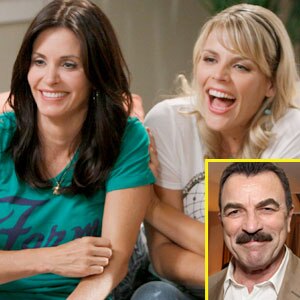 Busy Philipps, Courteney Cox, Tom Selleck