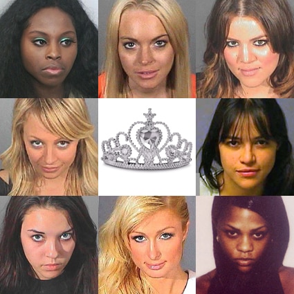 Lindsay Lohan, Paris Hilton, Nicole Richie, Alexis Neiers, Khloe Kardashian Odom, Michelle Rodriguez, Lil' Kim, Foxy Brown