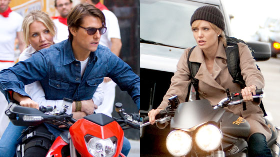 Cameron Diaz, Tom Cruise, Knight and Day, Angelina Jolie, Salt